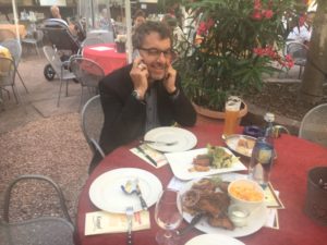 Ralph Schmauder bei der Arbeit